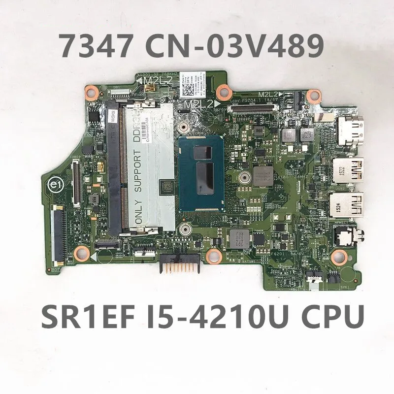 CN-03V489 03V489 Mainboard 13321-1 8X6G1 For Dell Inspiron 11 3000 3148 13 7347 Laptop Motherboard W/ I5-4200/4210U 100% Tested