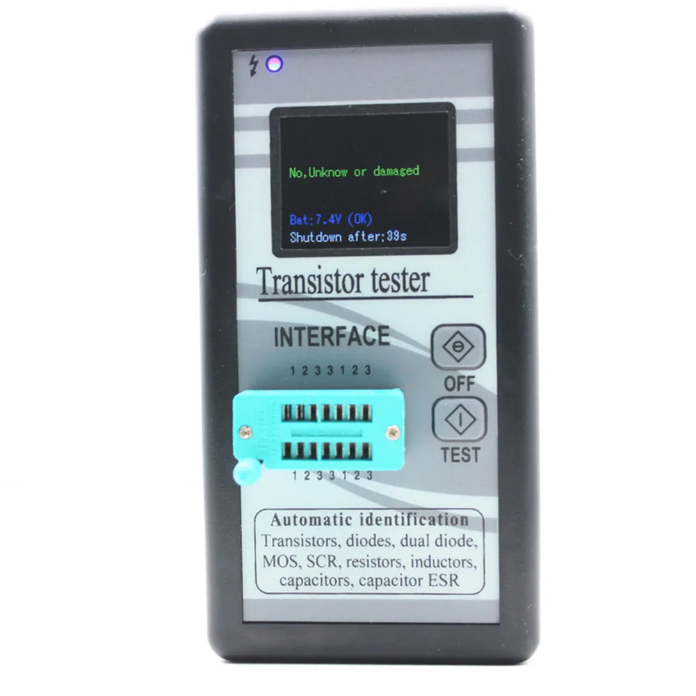 

Diode Triode Tester Inductance Meter For Laboratory 1-button Measurement Battery Operation Fast Response High Efficiency