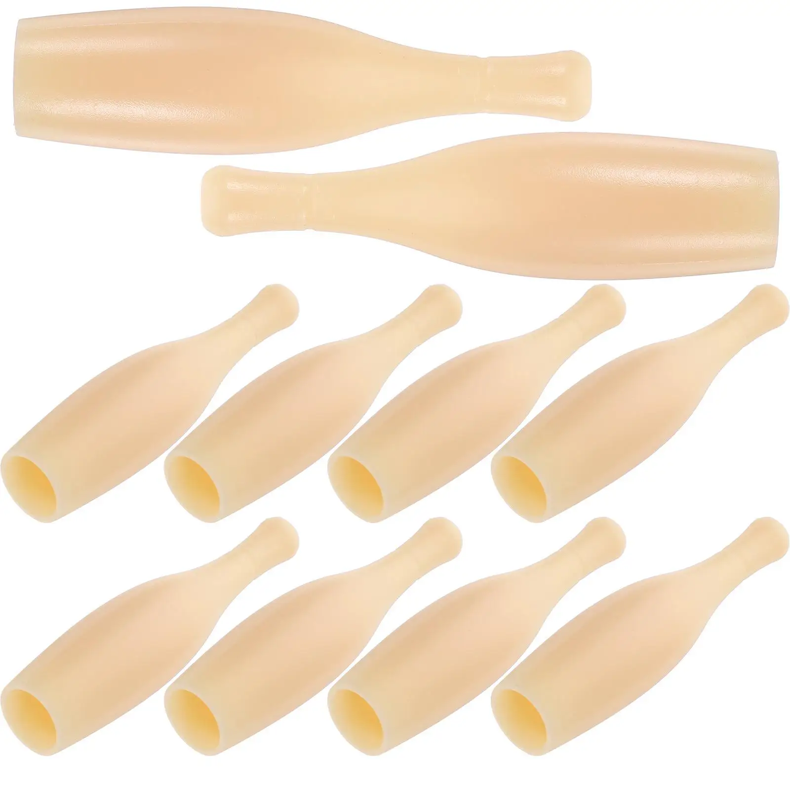 20 Pcs Mini Bowling Balls Toy Game Replacement Tabletop White Accessories Child Fun Indoor Family Interactive Play