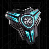 YIJOO Fidget Spinner Metal Cool Luminous Fingertip Gyro Set EDC Stress Relief Toys Hand Spinner Gift for Adults Children