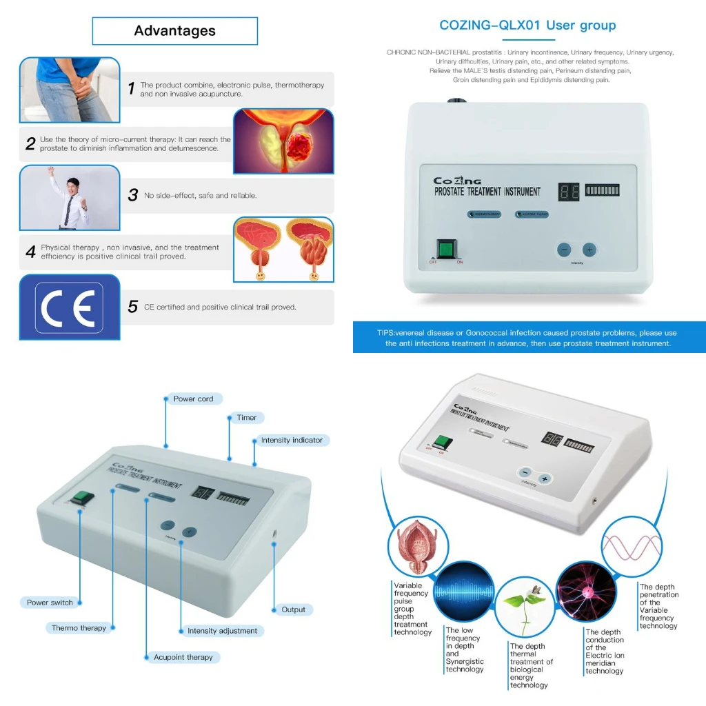 

Wireless TENS Prostate Massager Magnetic Therapy Men's Health Stimulator