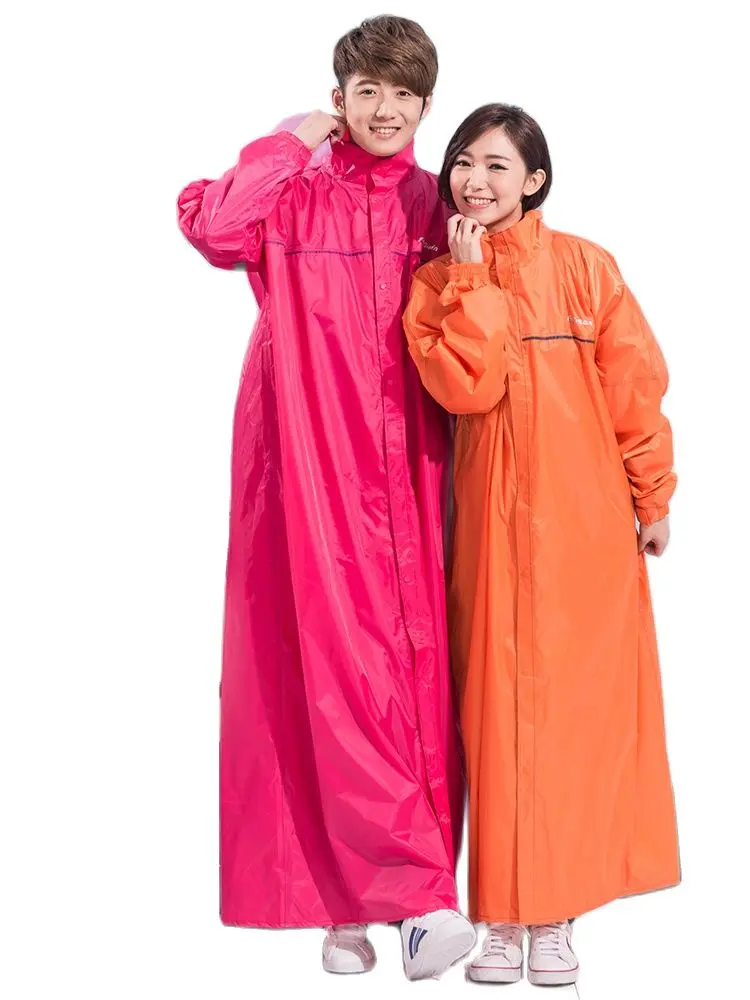 

Raincoat Long Coat Women Breathable Windbreaker Men Adult Rain Coat Suit Yellow Motorcycle Raincoat Double Poncho Hombre Gift