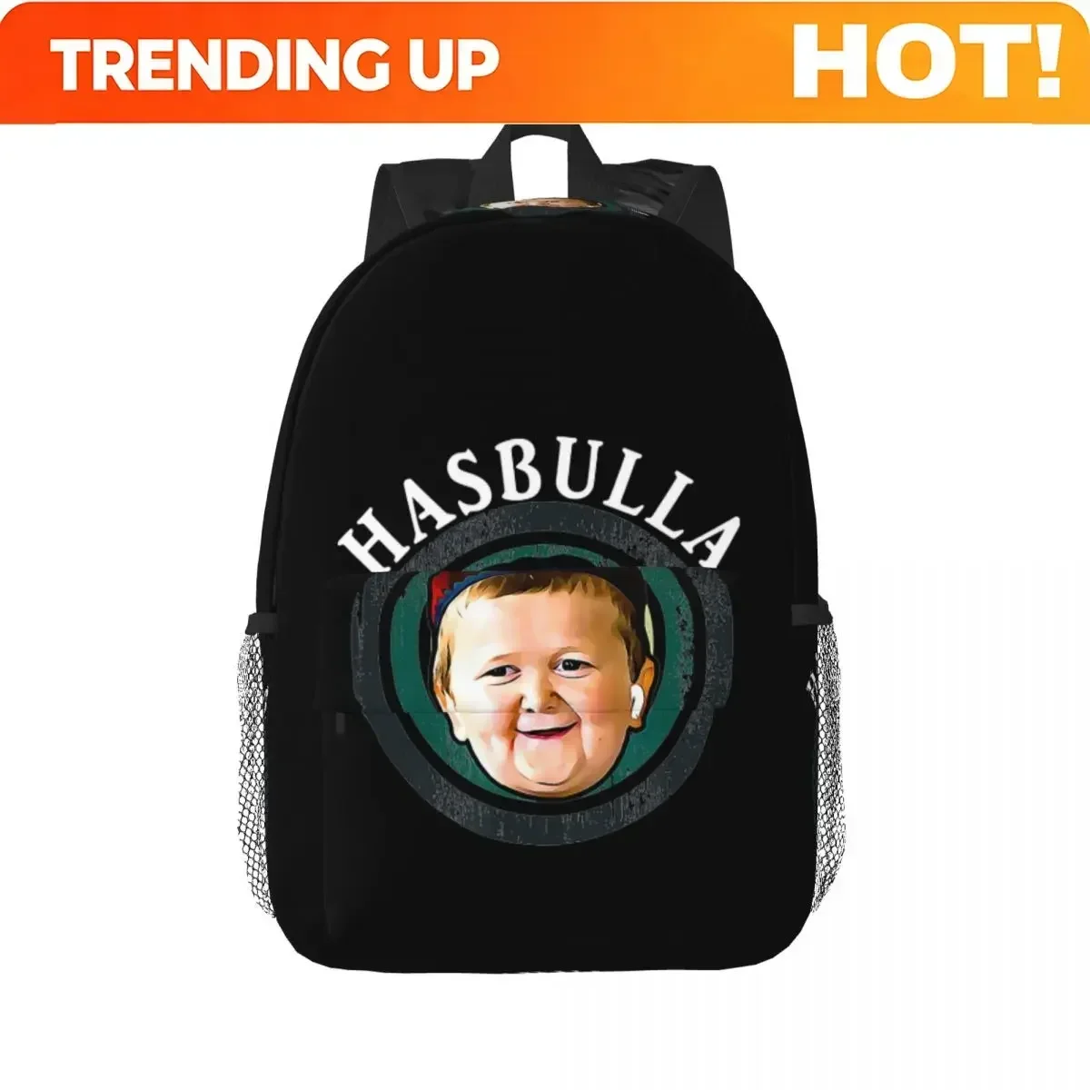 Custom Bag Hasbulla Magomedov Hasbullah Smile Backpack Hot Sale Daypack Boys Girls BookBag Shoulder Bags For Men Women Children