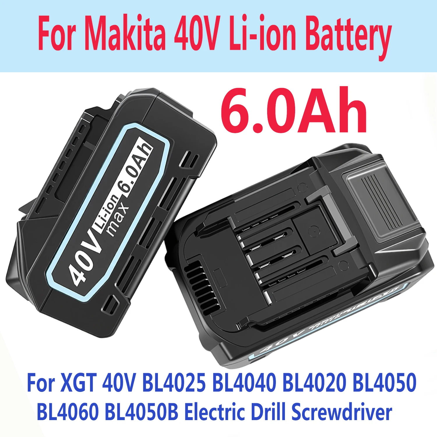 

Сменный литий-ионный аккумулятор 6,0 Ач, для Makita 40 В XGT BL4050F 6,0 Ач, BL4050F Для кустореза GRU1