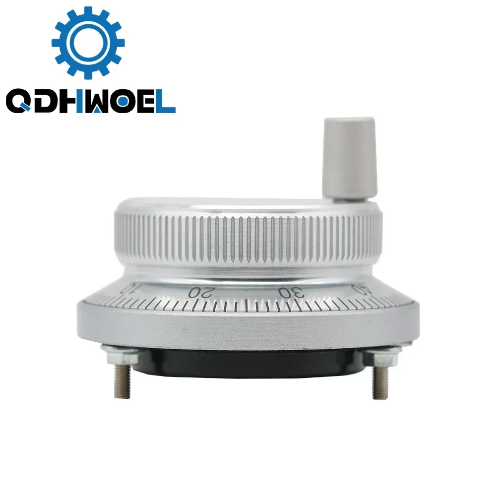 CNC Pulser Handwheel 5V 6pin Pulse 100 Manual Pulse Generator Hand Wheel CNC Machine 60mm 80mm Rotary Encoder