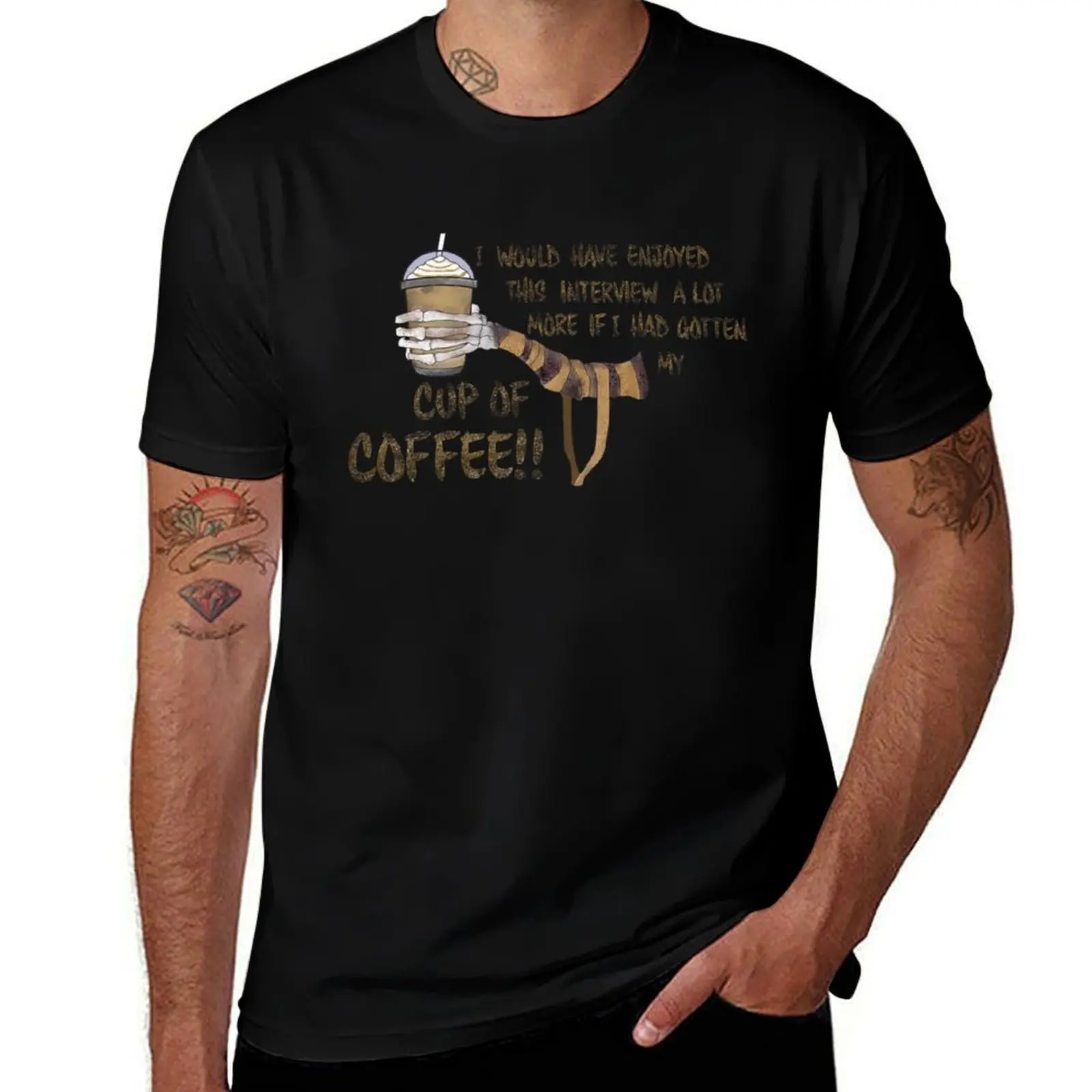 Coffee from the Mummy T-Shirt Comfortable Daily Wear Tee T-Shirt