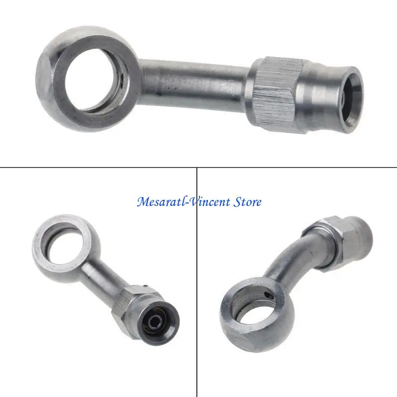 A70F Brake Hose Clutch Hydraulic Oil Line Pipe Adaptor Fitting AN3 to 45 Degree