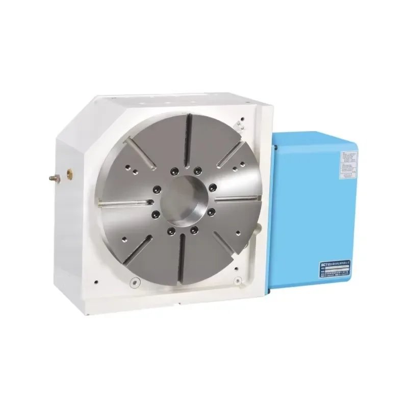 Customized CNC four-axis L-block disc thimble tail seat indexing plate Cradle type five-axis turntable CNC indexing head