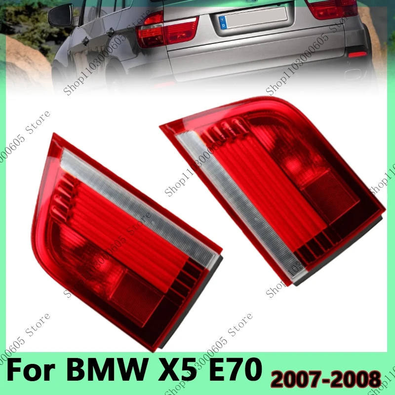 For BMW X5 E70 2007 2008 Rear Fog Light Driving Lamp Stop Brake Turn Lamp Inner Tail Light Rear Lamp With Bulb