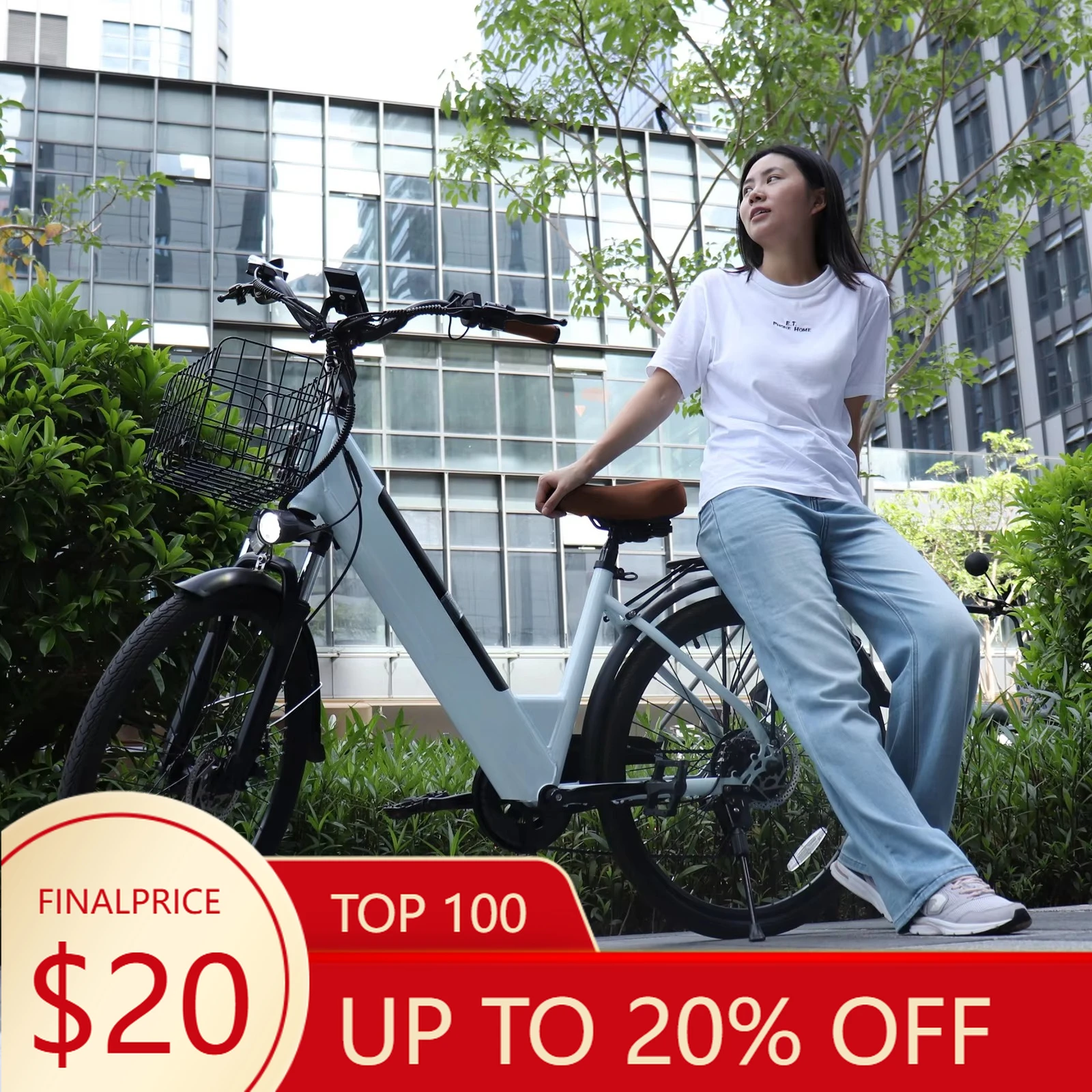 

JYF VOMO CS20 folding electric bicycle 250W brushless motor 36V lithium battery, tubeless tire