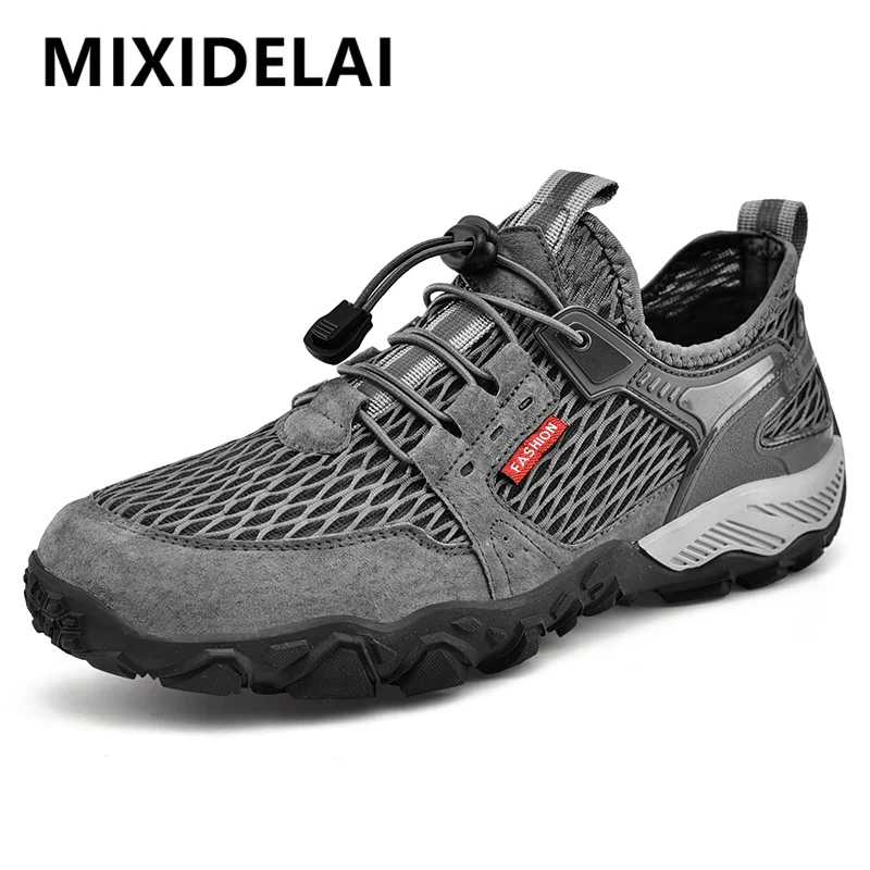 Men Summer Sneakers New Breathable Mesh Casual Shoes Comfortable Lightweight Men Shoes Walking Driving Shoes Men Flats Sneakers