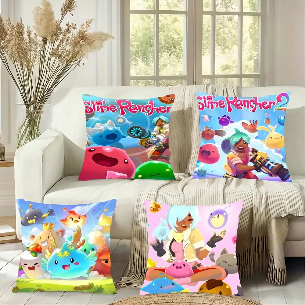 Slime R-Ranchers  Cushion Cover  comfortable cushion covers, pillowcases, sofa cushions, warm and unique home decor, pillowcases