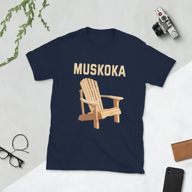 Muskoka Chair Cottage Country Ontario Toronto Canada T Shirt