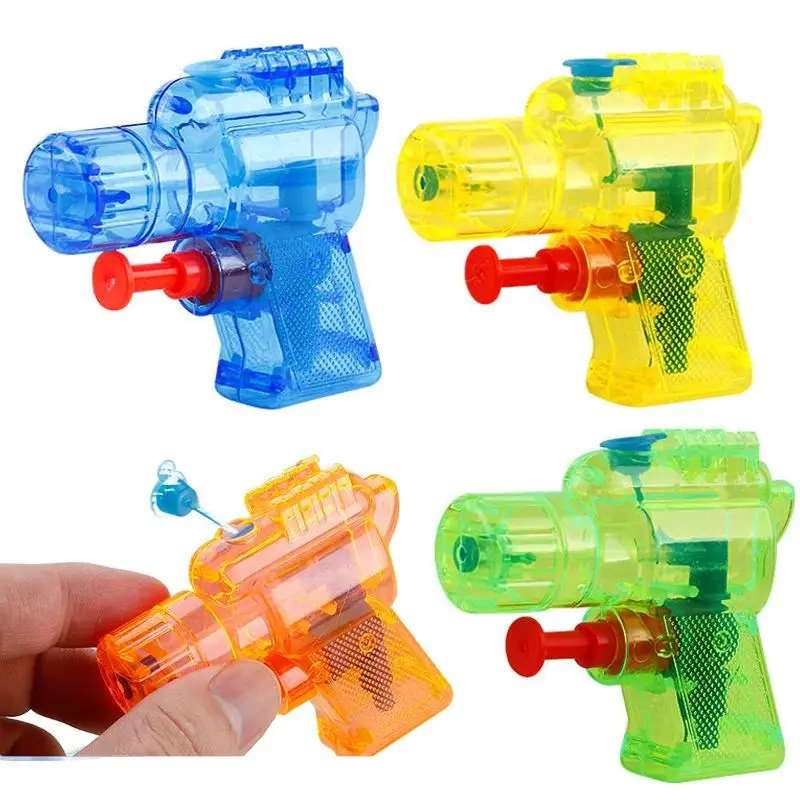 5/10pcs Mini Spray Gun Transparent Color Summer Outdoor Game Simple Assault Hawaii Beach Children's Toy Pool Party Most Popular