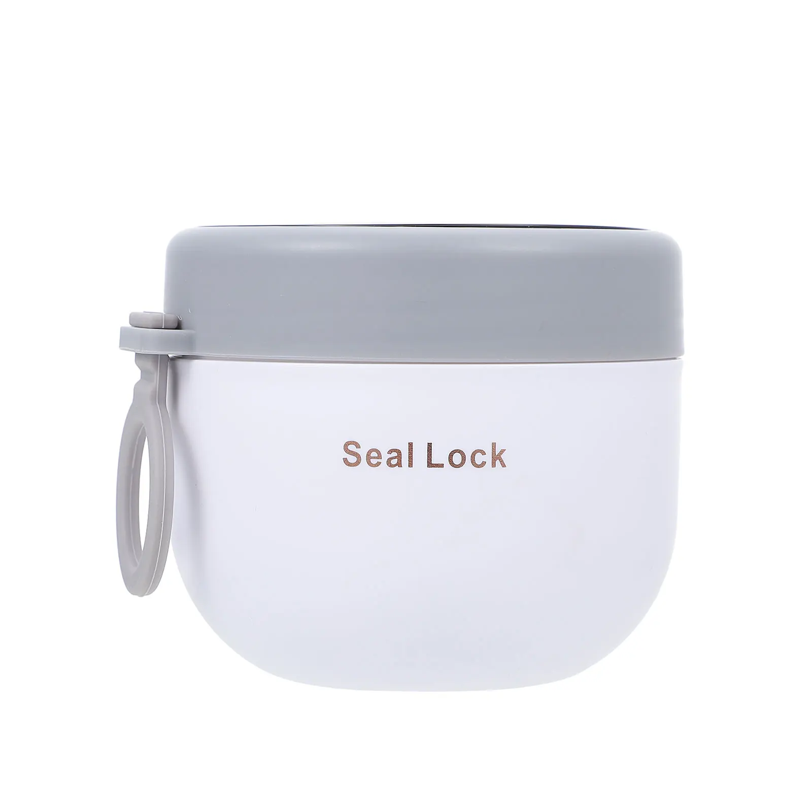 

Portable Breakfast Cup Soup Mug Lid Premium Plastic Large Capacity Microwave Cereal Spoon Non Slip Handle