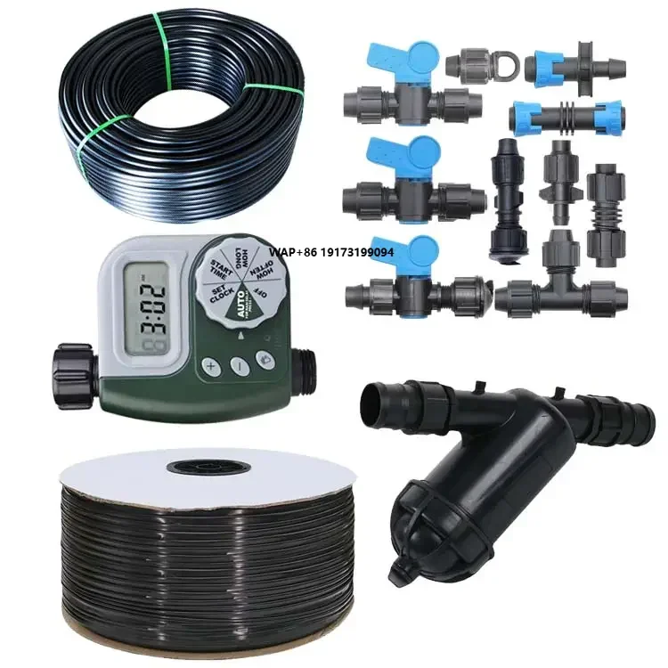 Wholesale Drip Tape PE Hose Valve Water Timer Agricultural Irrigation System Kit