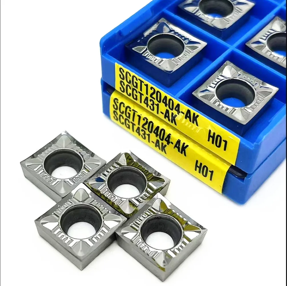 SCGT120402 SCGT120404 SCGT120408 AK H01 Aluminum Turning Inserts lathe tools CNC turning insert Cutting Aluminum Copper Tool