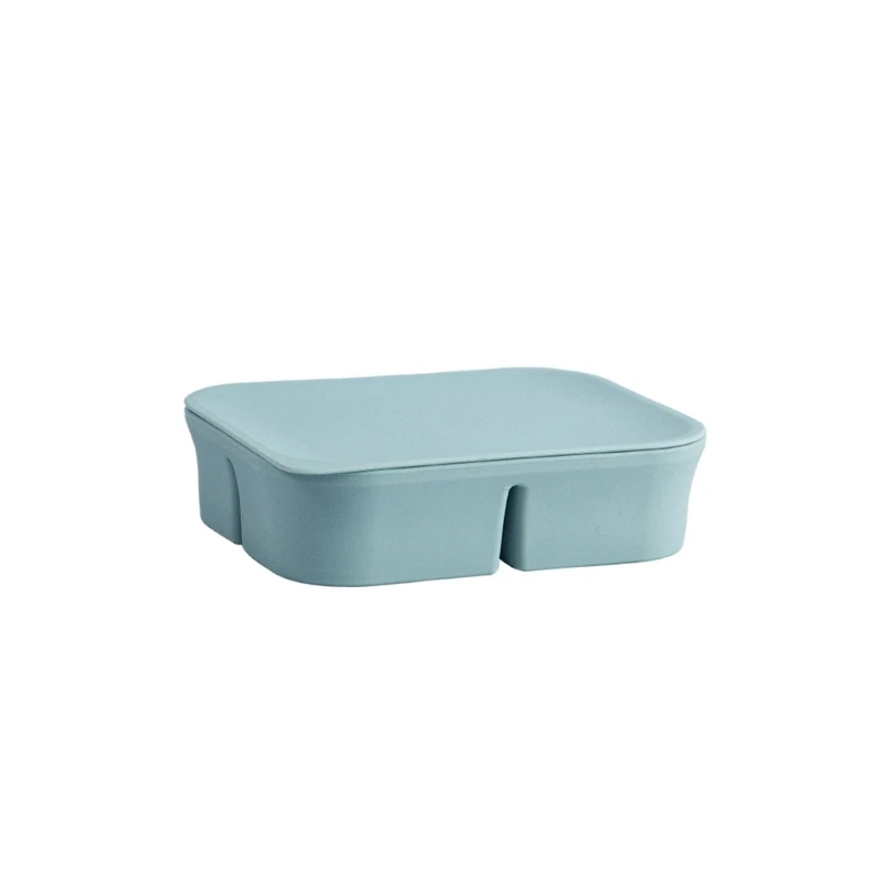 

Y1UB Baby Silicone Meal Prep Container Baby Holder Storage Tray Baby Contanier for Homemade Baby Storage