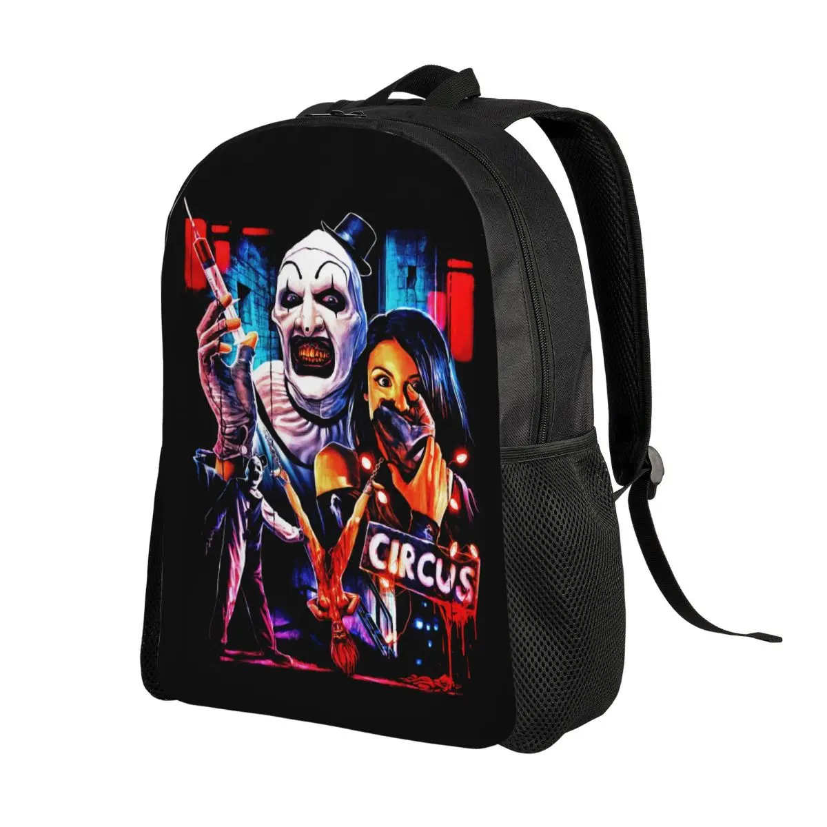 Halloween Clown Horror Movie Terrifier Backpack for Men Women Water Resistant School College Bag Printing Bookbag