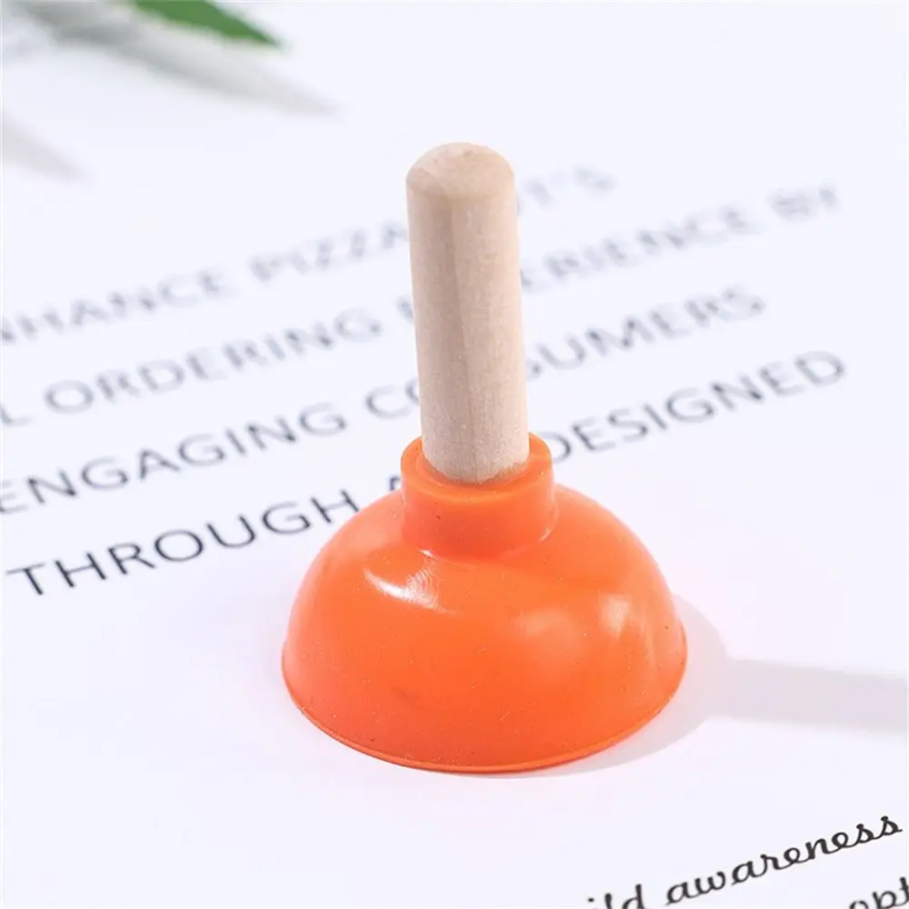 Mini Tiny Plunger Magic Close-Up Mentalism Toilet Shape Phone Holder Light Weight Inspired Looking Toilet Sucker Stand For Card
