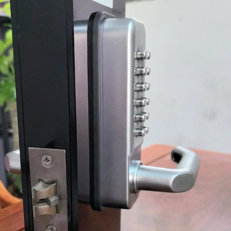 Indoor Mechanical Combination Lock Bedroom Keypad Password Door Lock for Courtyard Entry Outdoor Zinc Alloy Anti Theft Zinc Easy