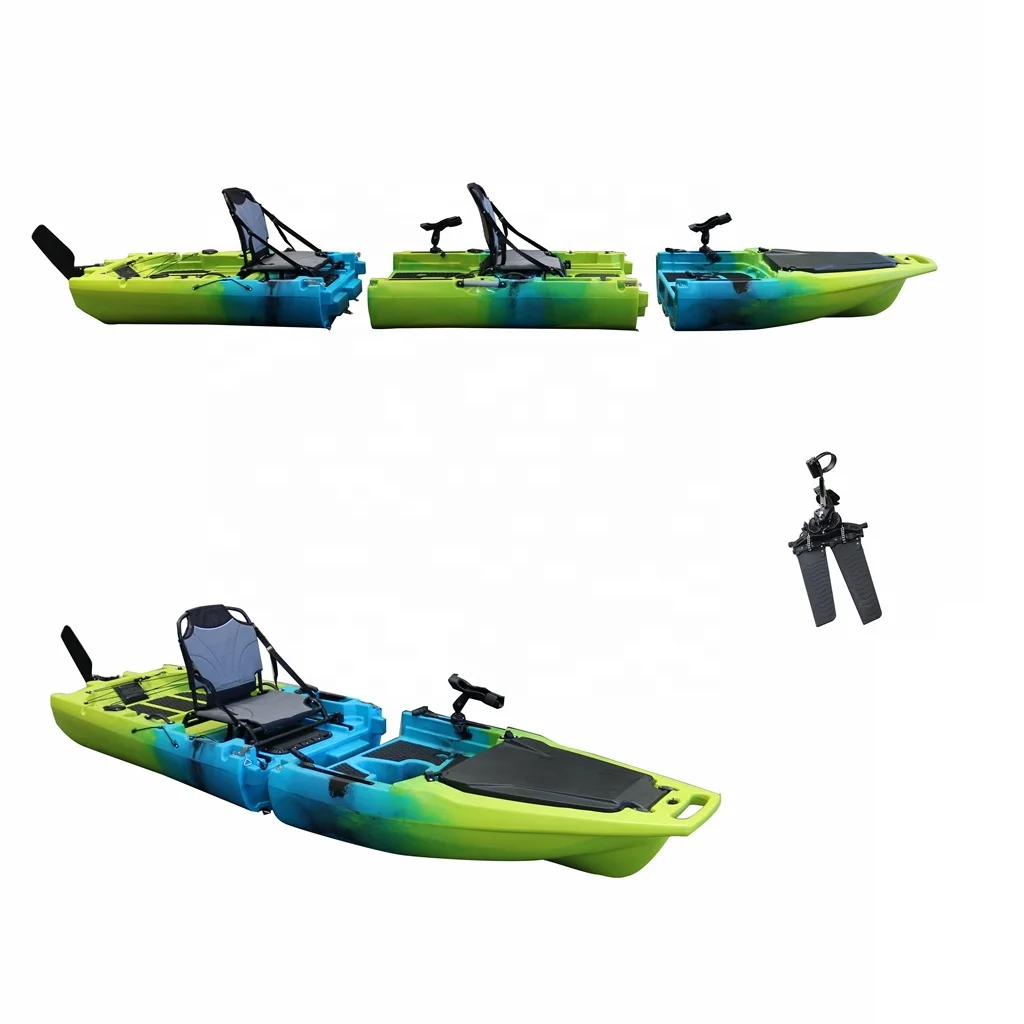 

Vicking 2 Person Modular Pedal Fishing Kayak Vicking Detachable Folding Kayak Inflatable Canoe for Adults Made in China