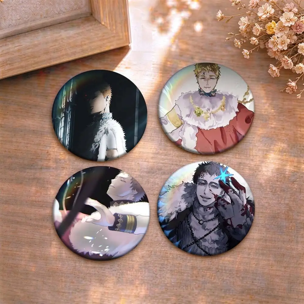Black Clover Julius Novachrono  Badge Metal Decorative Brooch Pins for Backpack Clothes Jacket Accessories,Souvenir Gift