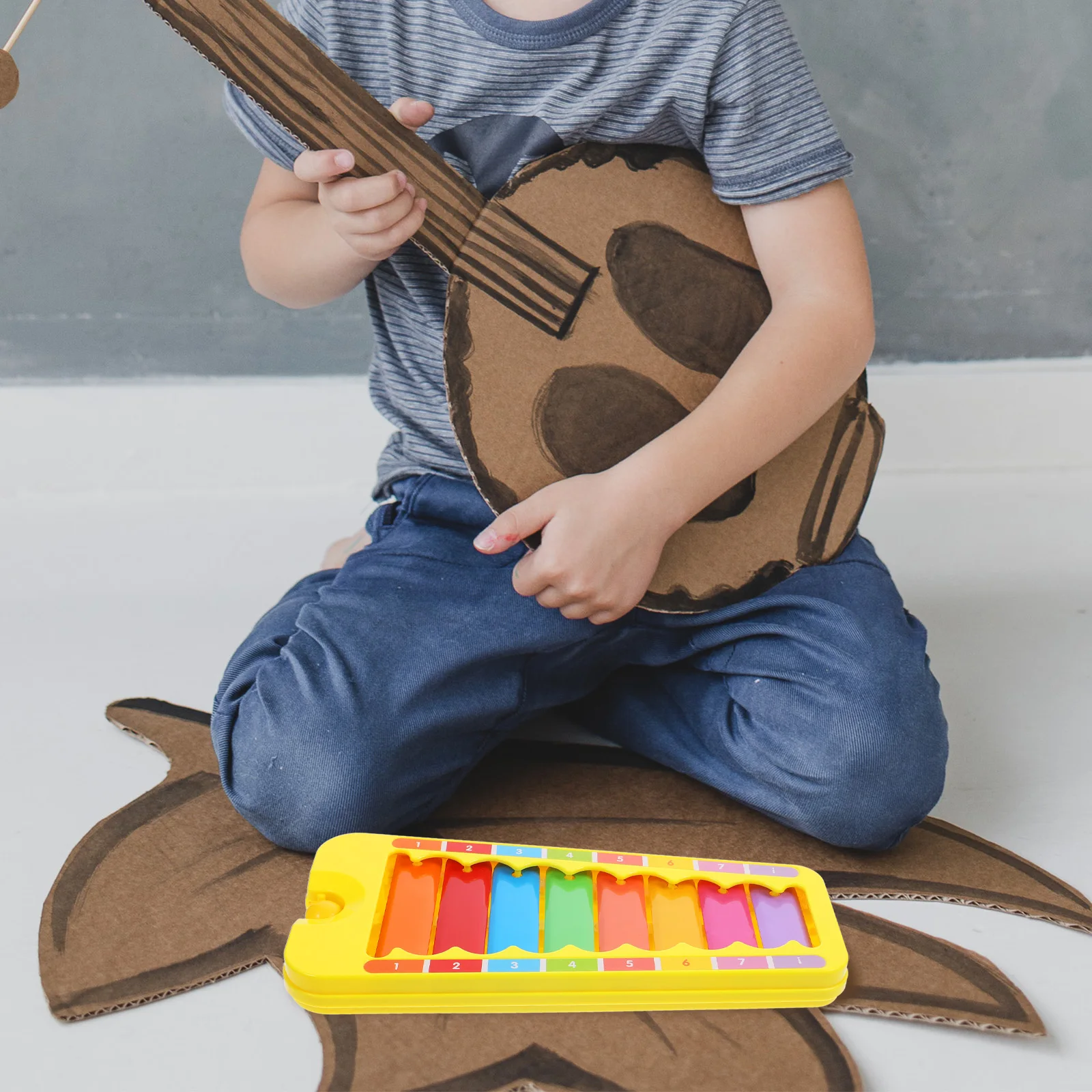 

Knock The Piano Knocking Baby Instruments Music Children Musical Metal for Toddlers