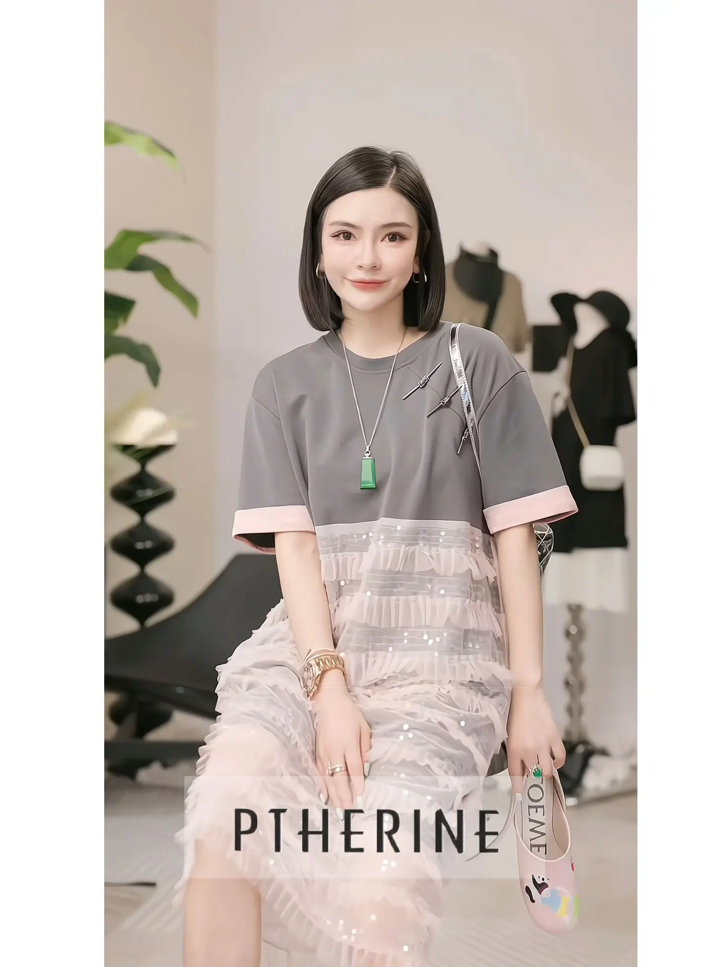 

Хлопковое платье Putherine с цветочным кружевом, свободного кроя, универсальное повседневное А-силуэтное платье для женщин