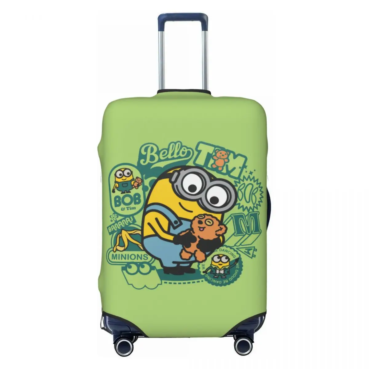 

Minions Travel Luggage Cover Dust Proof Suitcase Cover Protector Fit 18-32 Inch
