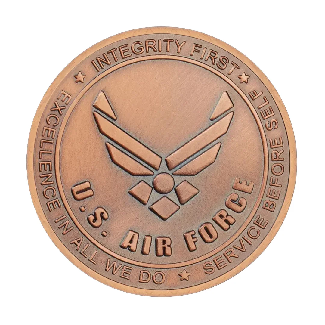 Bronze Plated C-17 Globemaster III US Air Force Commemorative Coin Military Transport Aircraft Souvenir Coins Art