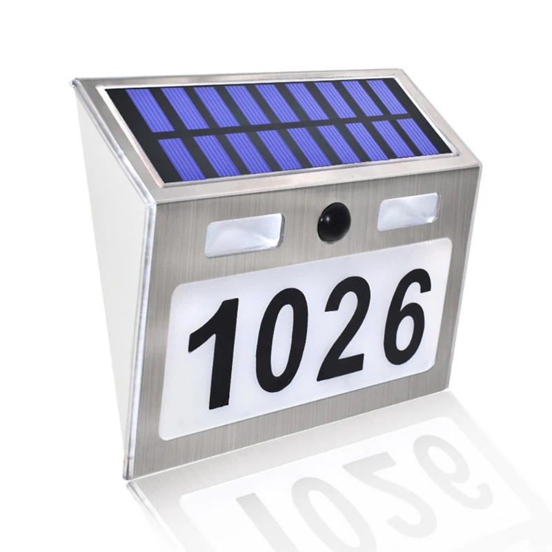 

solar wall lamp, door sign lamp, outdoor waterproof garden decoration, door arrangement, wall washer, garden lamp