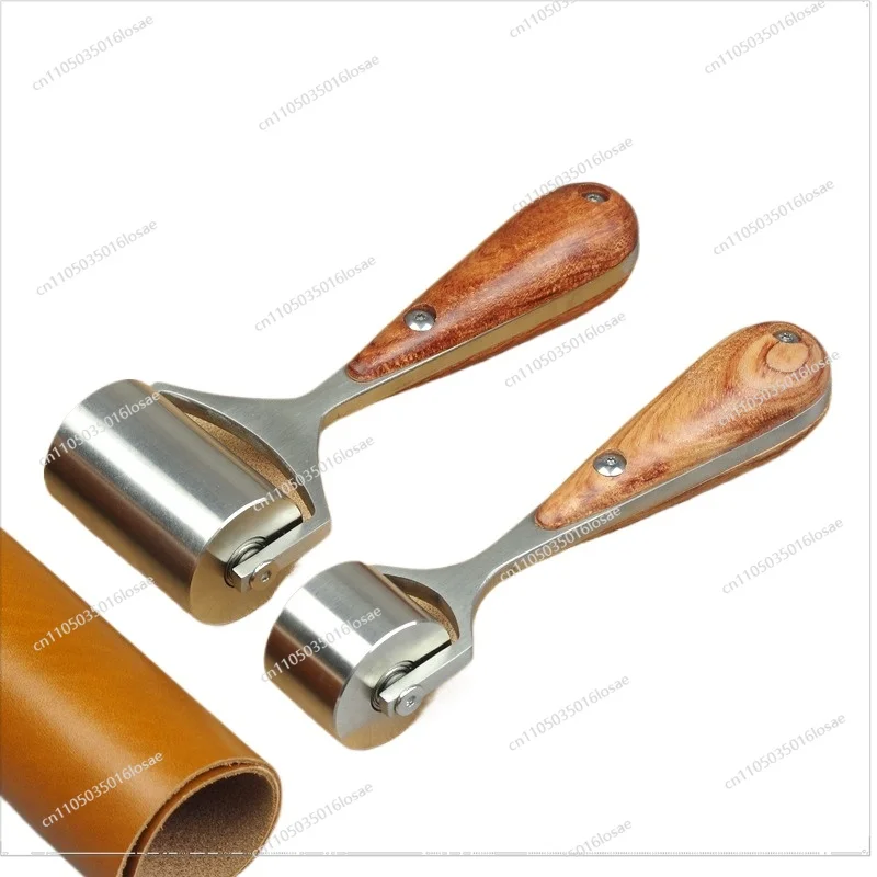 

Leather Fitting Roller Stainless Steel Push Wheel Inlaid Bearing Roller Handmade DIY Cowhide Pair Press