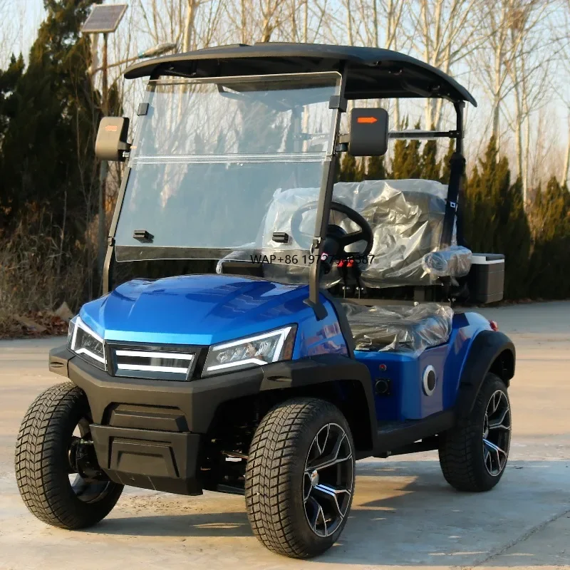 

Comfortable Big Seat 2 Seat Electric Golf Cart for Elderly and Disabled with 30-50Km/h Speed & 90km Range Customizable Color
