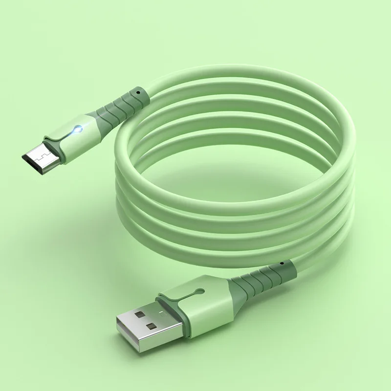 Liquid soft tape light data cable suitable for Android Type-C Xiaomi phone with extended USB fast charging cable