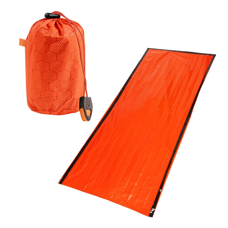 Waterproof Lightweight Thermal Emergency Sleeping Bag Survival Blanket Bag CampingHiking Outdoor Activities Equipment