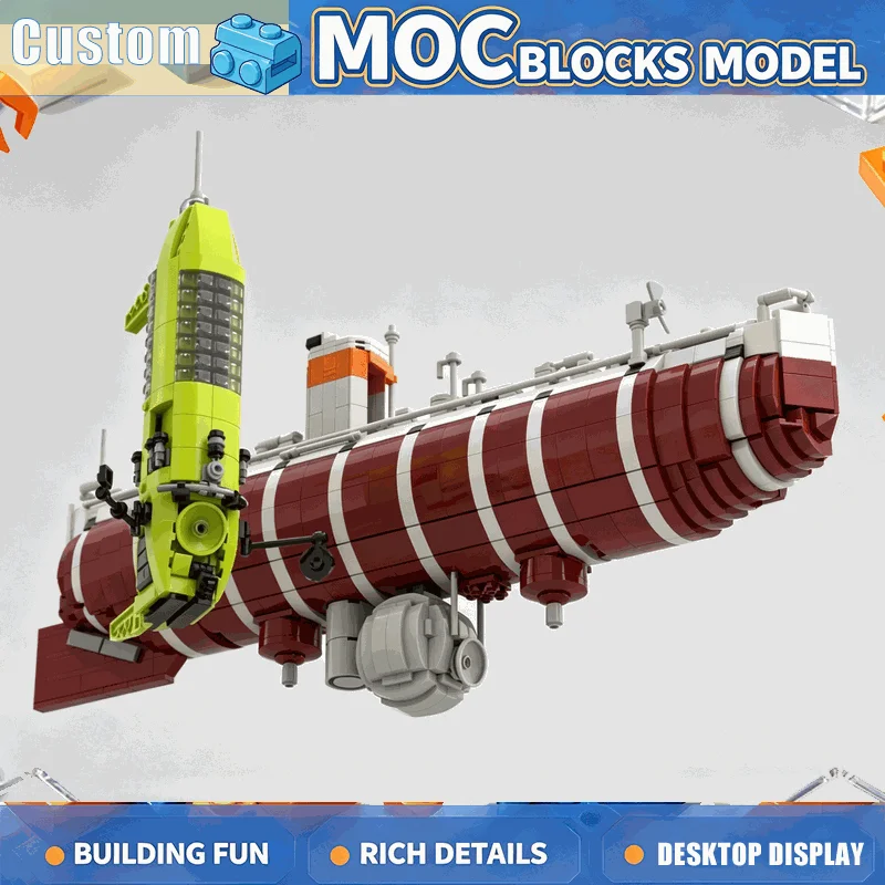 1326PCS Deep Sea Research Submersible Building Blocks Ocean Exploration Vessel Model DIY Assembly Creative Collection Decor Gift