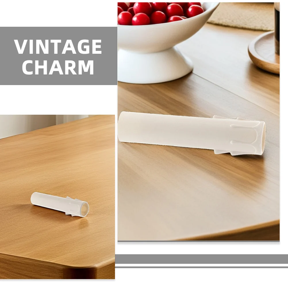 15 قطعة من أغطية المقبس الواقية للأكمام بالتنقيط للثريات والشمعدانات الجدارية أغطية إضاءة بلاستيكية بتصميم أنيق #3