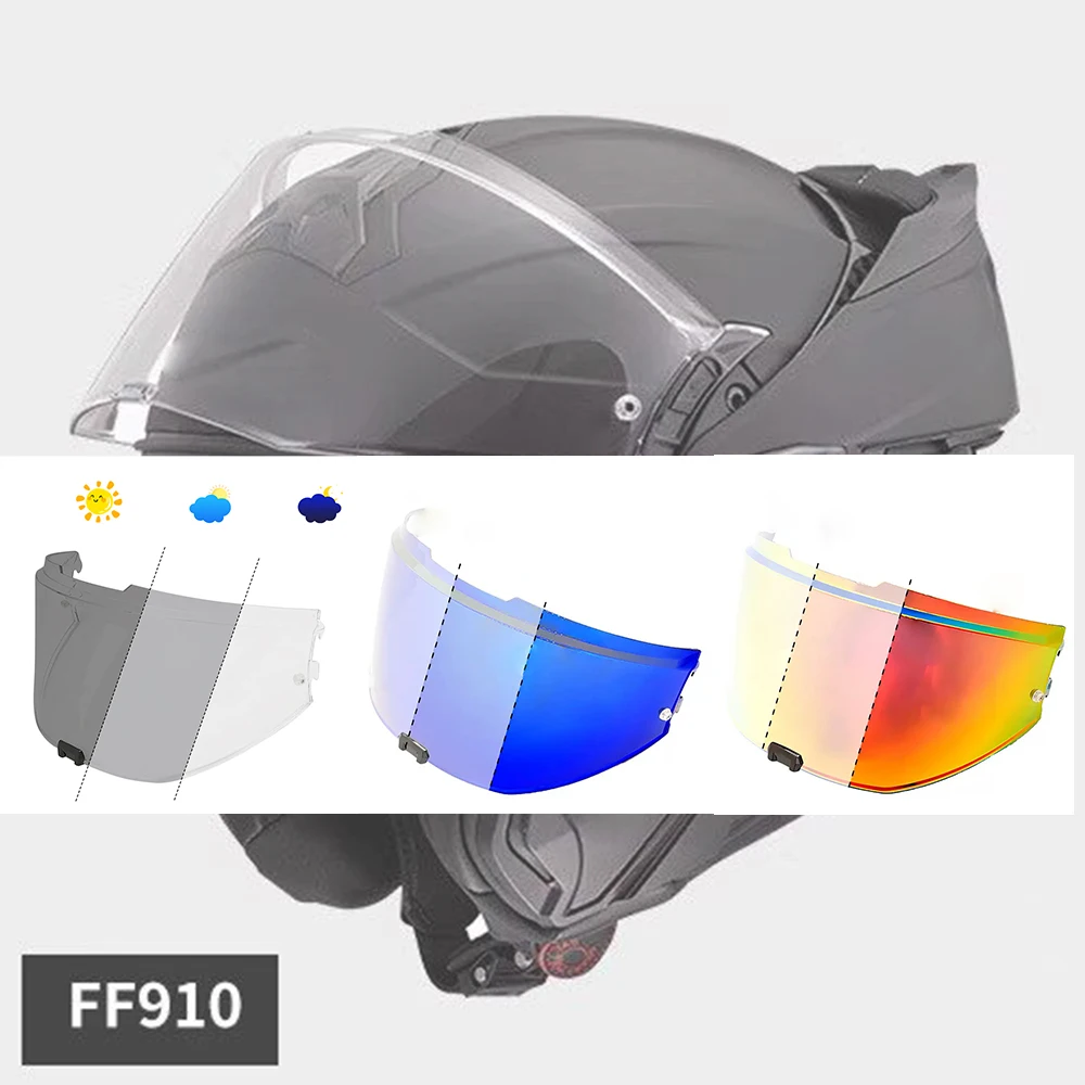 Photochromic Helmet Visor for LS2 FF910 Advant 2 Motorcycle Helmets Lens Shield Glass Viewfinder Screen Accessories