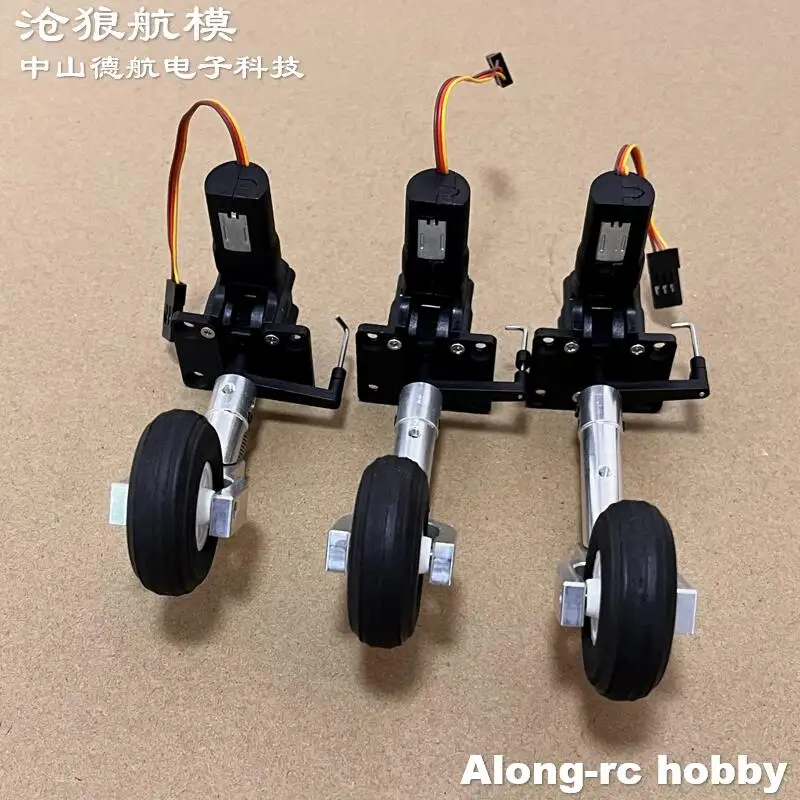 Höhe 65 75 85 mm Mini-Feder-Knielfahrwerk 1,5 Zoll Raddämpfung oder Nase einziehbares Teil RC-Modellflugzeug EDF-Flugzeug – Detail 32