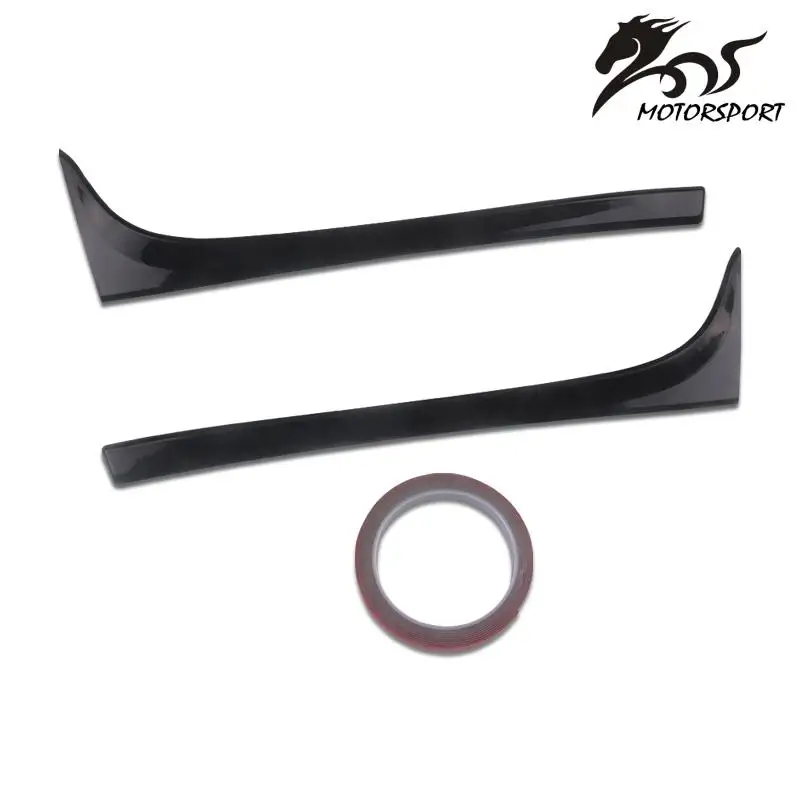 

2PCS ABS bright black Car Rear Window Spoiler Side Wing For VW Golf 7 MK7 2014-2018 YX01224