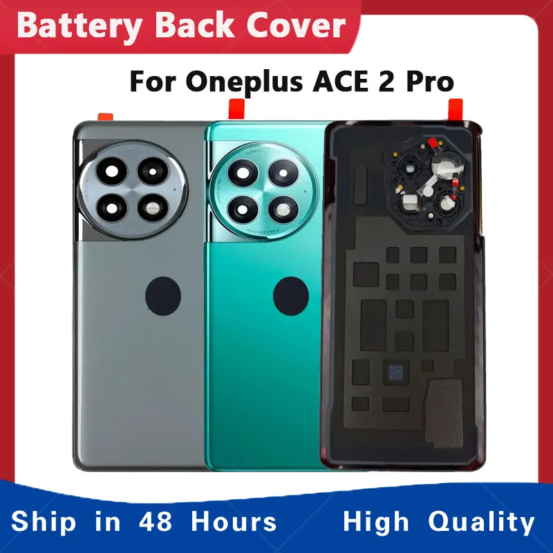 A+++ Battery Glass Cover For OnePlus Ace 2 Pro Rear Housing Door Panel Case Replacement With Adhesive Sticker