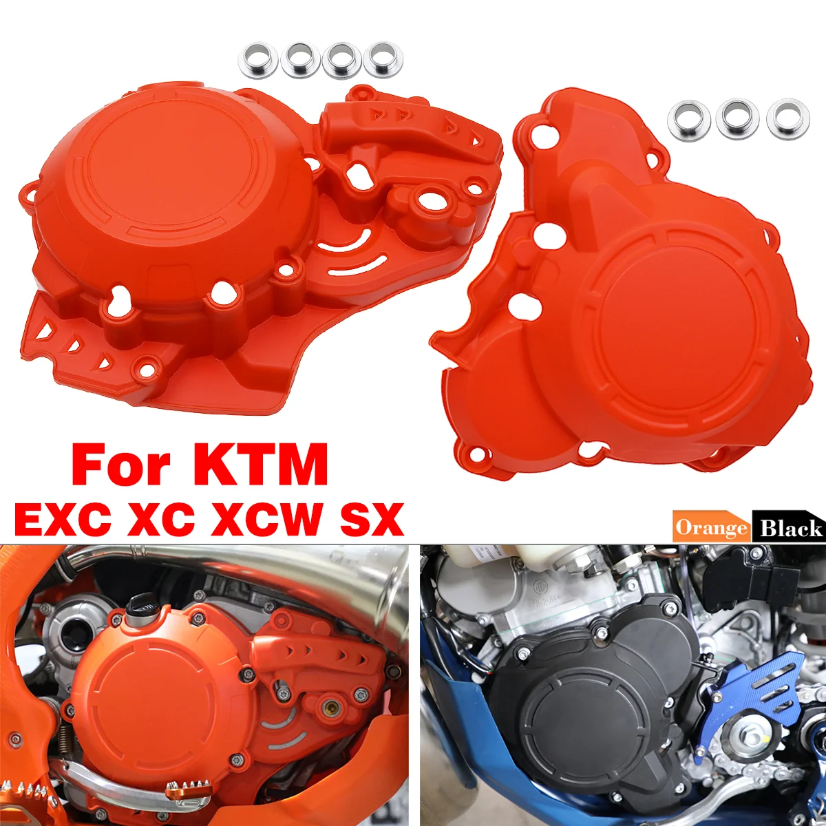 Ignition Protector Clutch Guard Cover For KTM EXC SX XC XC-W TPI For Gas Gas EC EX MC For Husqvarna TC TE TX 250 300i 2017-2023