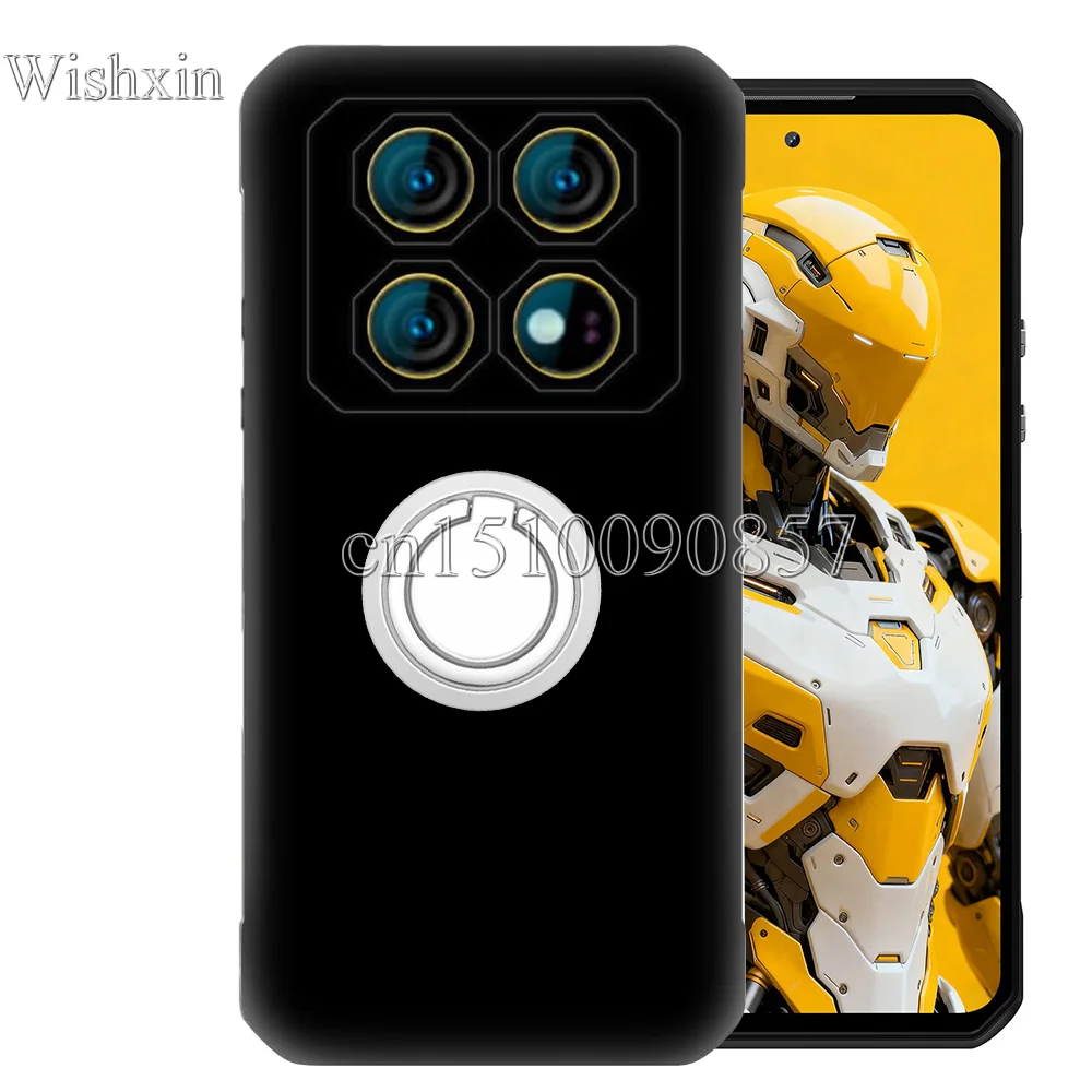Ringhalter, stoßfest, weiches TPU, Ständer, stoßfeste Hülle für Oukitel WP60 Coque Funda – Detail 8