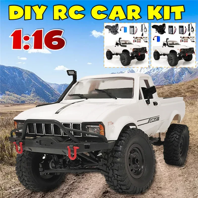 ترقية جديدة WPL C24 C24 1/16 RC سيارة 4WD راديو التحكم على الطرق الوعرة طقم RTR صغير روك الزاحف الكهربائية تتحرك نموذج سيارة الأولاد طفل هدية