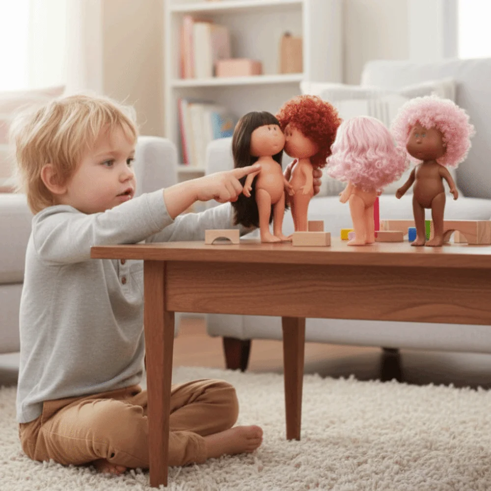 ตุ๊กตาแฟชั่นผมหยิก 24 ซม. ตาโต ตุ๊กตาไวนิล แต่งตัวได้ ขยับได้ ตุ๊กตาไมอา โปเตโท 24 ซม. ผิวสีเข้ม แอคชั่นฟิกเกอร์ ของขวัญสำหรับเด็ก