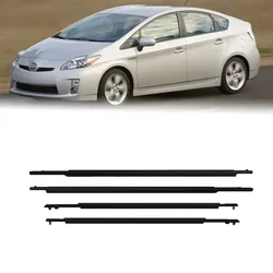 For Toyota Prius 2004-2015 Window Weatherstrip Side Door Outer Glass Rubber Belt Moulding Trim Waterproof Sealing Protector