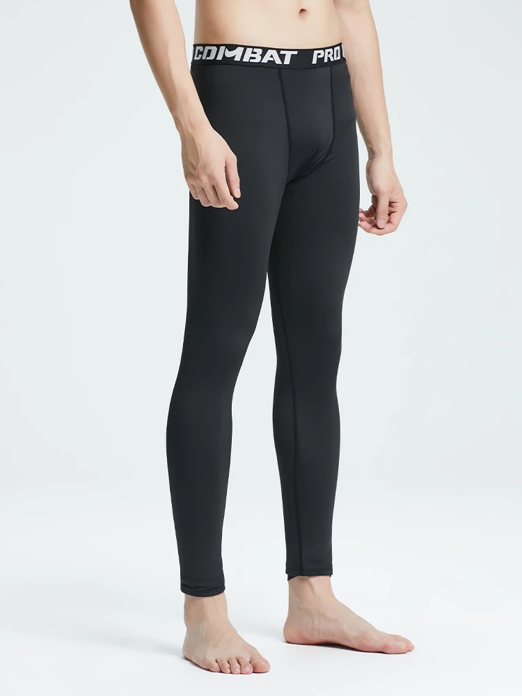Mens Compression Pants Tights Cool Dry Leggings Sports Baselayer Running Tights Athletic Workout Active Shorts image 4