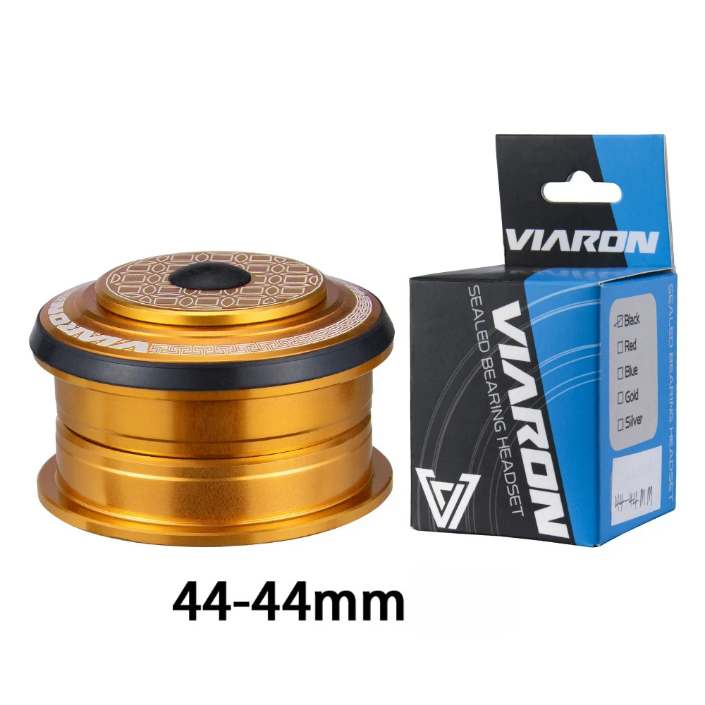 VIARON MTB Fahrrad-Steuersatzlager Rahmenkopfrohr-Zubehör Fahrradteile 34MM Gedichtetes Lager 44MM Halbintegrierte Steuersätze – Detail 9