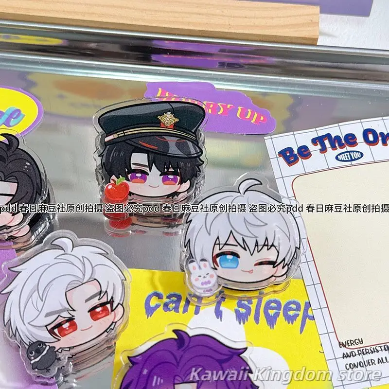 Любовь и глубокое пространство Rafayel Zayne Xavier Sylus Caleb акриловый уплотнительный зажим PP зажим студенческий мультипапок зажим для знака мочи настольный